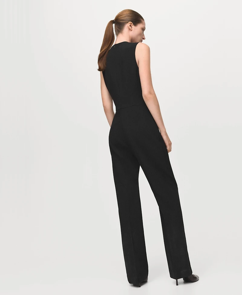 Mango Women's Long Suit-Style Jumpsuit