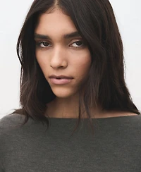 Mango Women's Fitted Sweater Dress