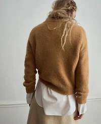 Mango Women's Alpaca-Blend Crew-Neck Sweater