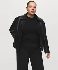 Mango Women's Catherin Culotte High-Rise Jeans