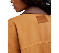 Free People Women's Button-Up Denim Jacket