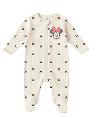 Disney Baby Girls' Minnie Mouse Sleep and Play & Bow Headband, 2-Piece Set