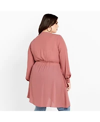 City Chic Womens Plus Size Shibara Top