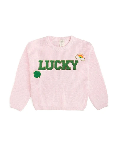 Sweet Wink Baby Girls Lucky Patch St. Patrick's Day Knit Sweater