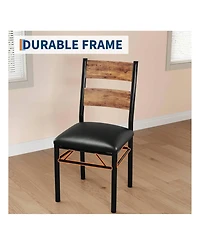 Gaomon Kitchen Table Home Dining Table Set For Wood Kitchen Table for Dining Room, Home Office