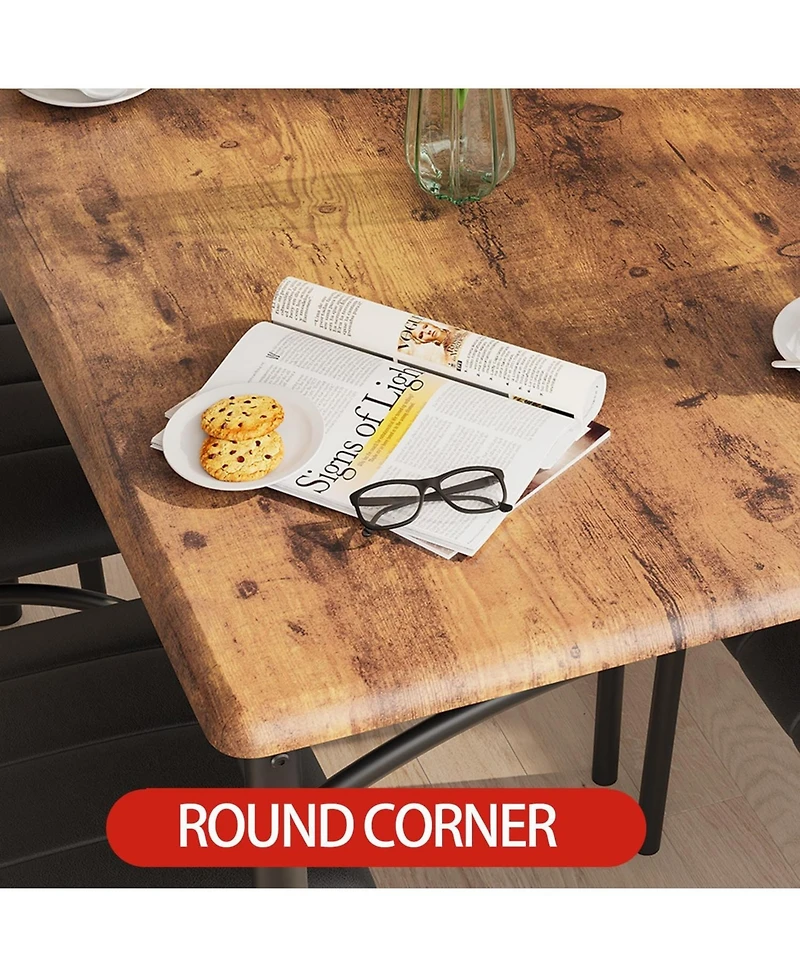 Gaomon Kitchen Table Dining Table Set for Kitchen Table for Dining Room, Home Office