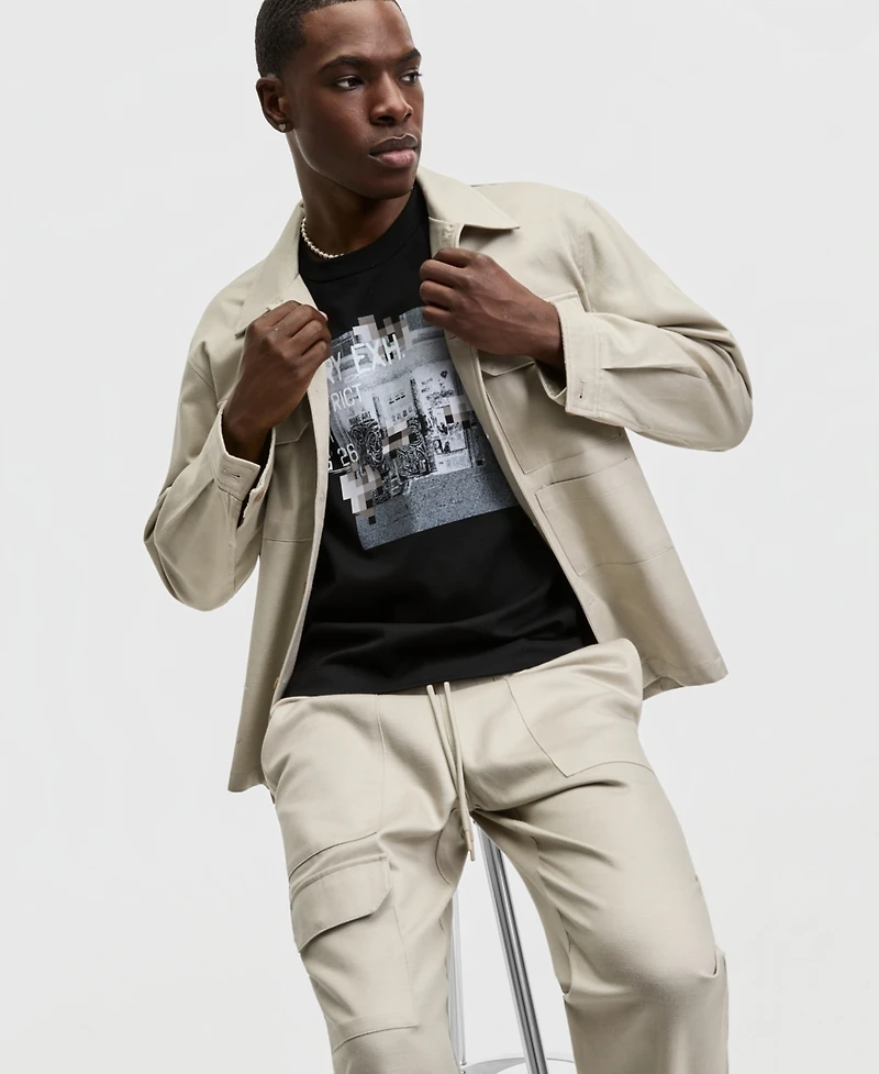 Mode of One Men's Relaxed-Fit Gallery Graphic T-Shirt, Macy's Exclusive