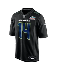 Nike Men's Sam Darnold Black Seattle Seahawks Super Bowl Lx Fashion Game Jersey