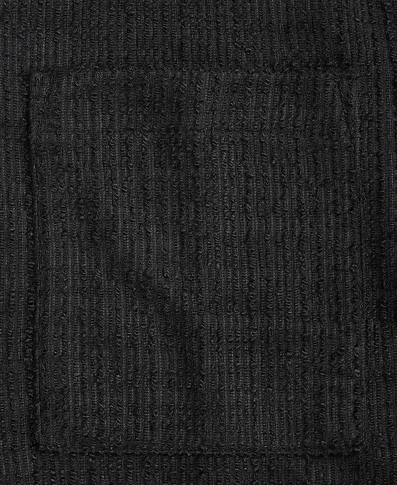 Mode of One Men's Relaxed-Fit Boucle Short-Sleeve Camp Shirt, Macy's Exclusive