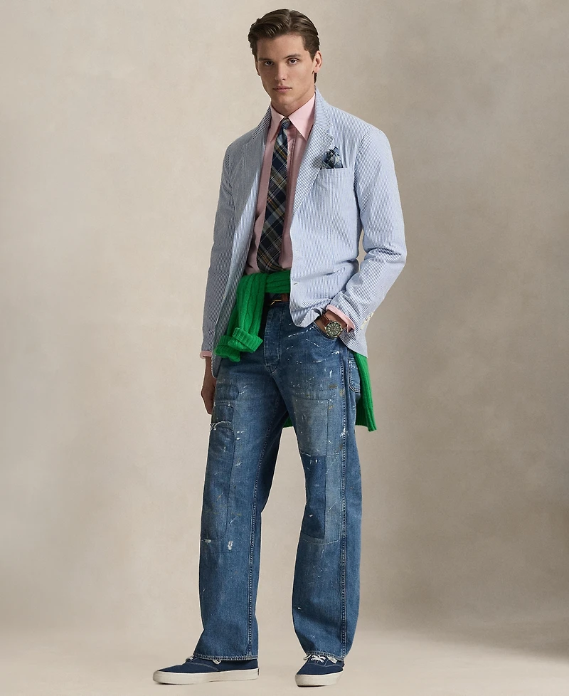 Polo Ralph Lauren Men's Modern-Fit Seersucker Jacket