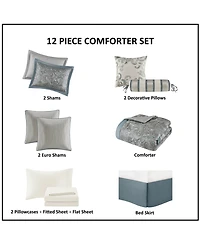 Madison Park Adeline 12-Pc. Comforter Set