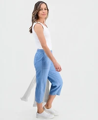 Style & Co Women's Petite Mid-Rise Pull-On Capri Pants, Exclusively at Macy's