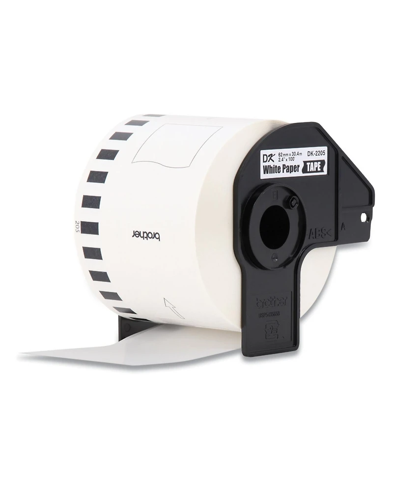 Brother DK220524PK 2.4 in. x 100 ft. Continuous Paper Label Tape -(24/Pack