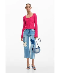 Desigual Women's Large crossbody wallet logo