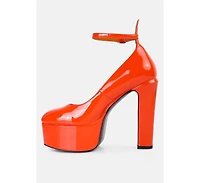 Womens babe heaven patent pu pumps