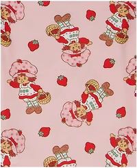 Strawberry Shortcake Girls' 4-10 Berry Cute Top and Pants, 2-Piece Pajama Set