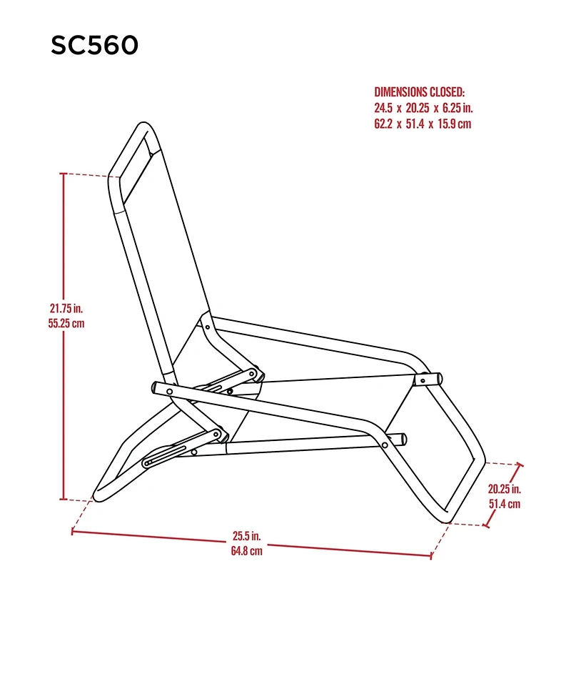 Rio Beach 2 x 2 x 2 ft Blue Sand Chair 2