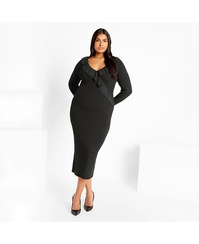 City Chic Women's Auralie Dress