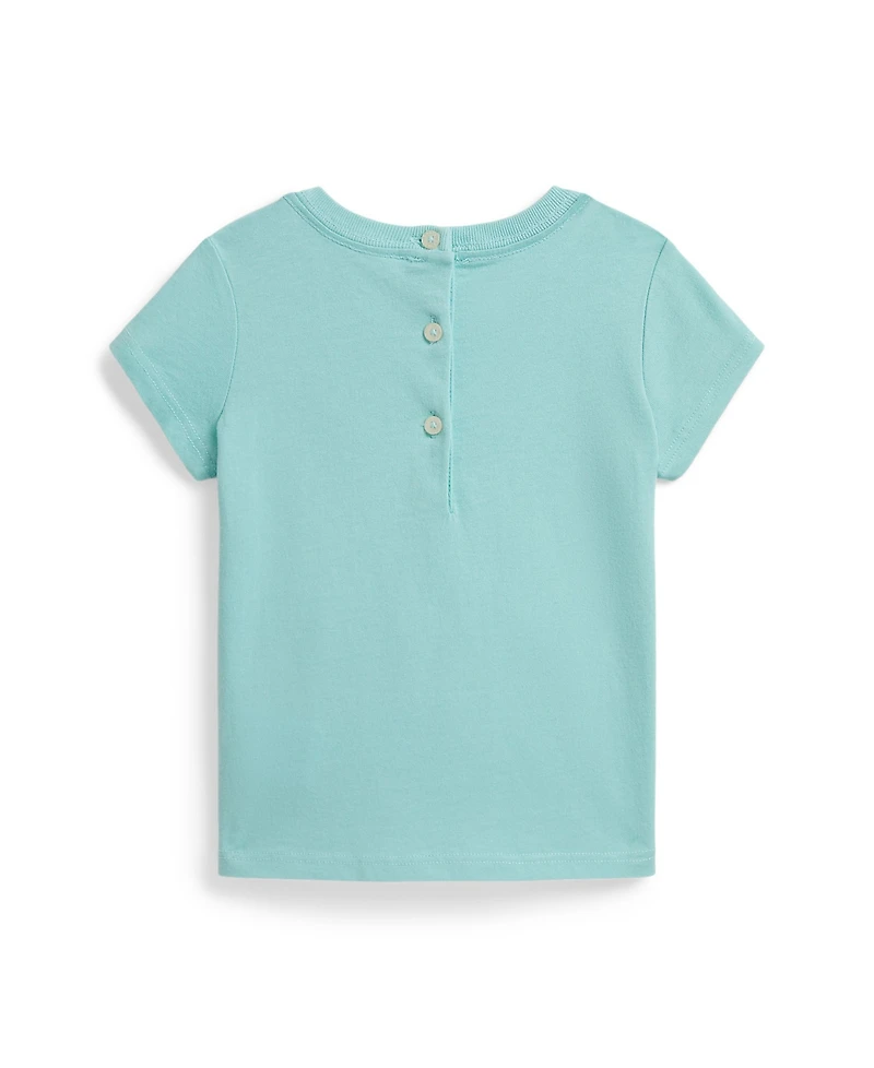 Polo Ralph Lauren Baby Girls' Bear Crewneck T-Shirt