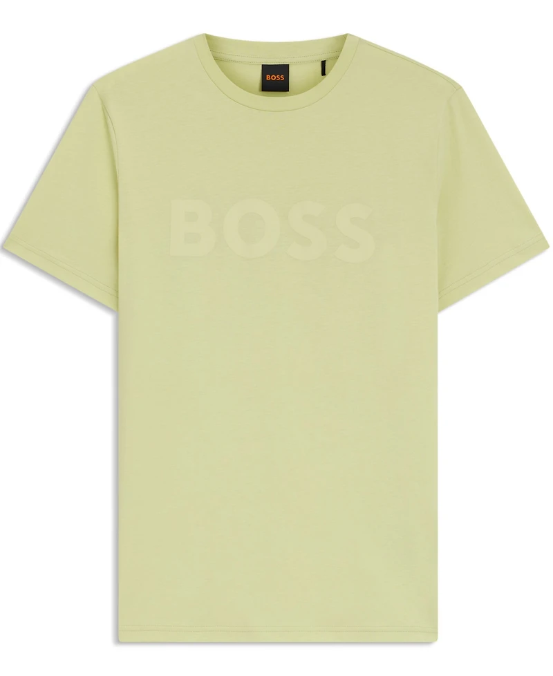 Boss by Hugo Men's Rubber-Print Logo T-Shirt