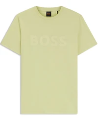 Boss by Hugo Men's Rubber-Print Logo T-Shirt