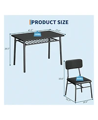 Gaomon Kitchen Table Dining Table Set For for Dining Room, Home Office