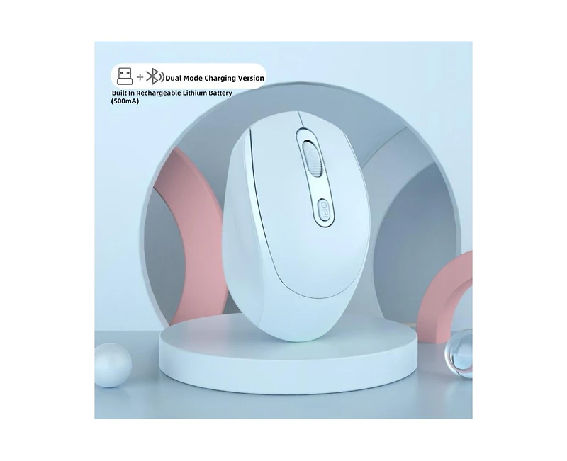 Risokeys Minimalist Wireless Mouse, Mute & Easy-to-Use for Office/Gaming/Design, Travel-Friendly for Students & Professionals