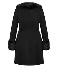 City Chic Women's Make Me Blush Coat