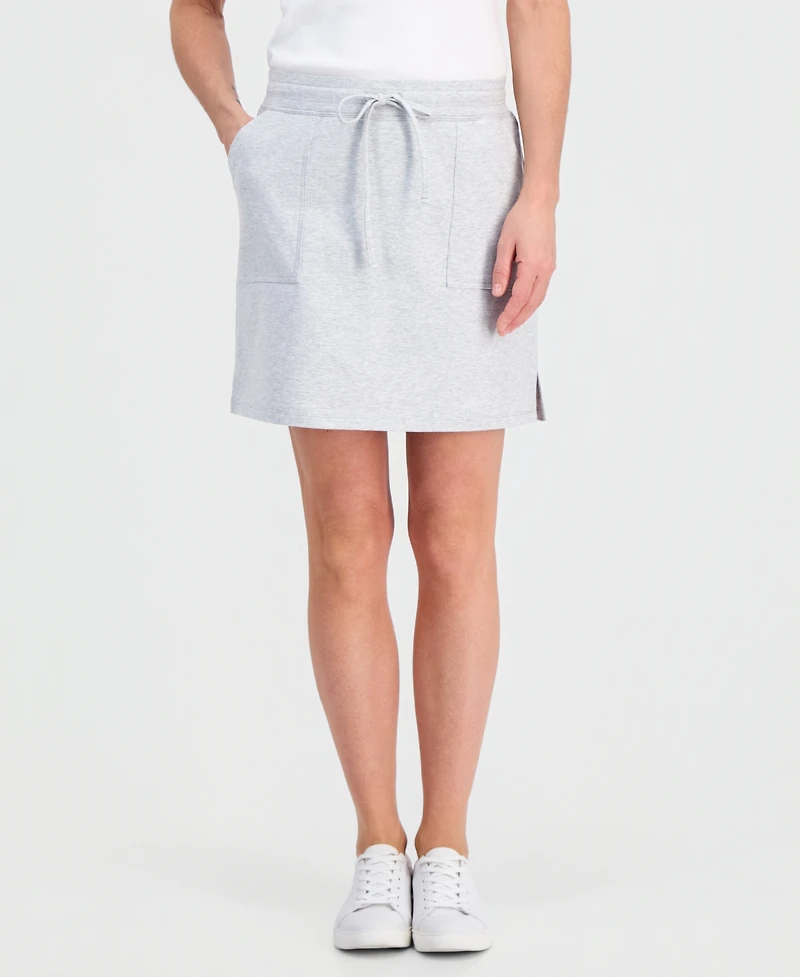 Style & Co Petite Patch Pocket Knit Skort, Macy's Exclusive