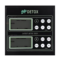 Byootique Dual User Ionic Detox Foot Bath Machine Feet Spa Cell Cleanse Machine Lcd, 10pcs Ionic Foot Detox Spa Cleanse Arrays Replacement