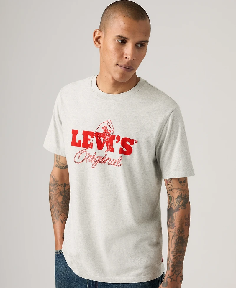 Levi's Men's Graphic Logo Detail Crewneck T-Shirt
