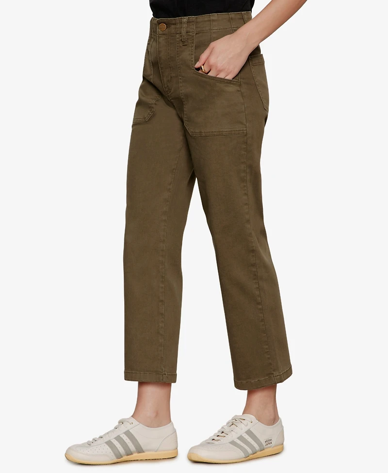 Sanctuary Women's Retreat Wide Leg Crop Jeans