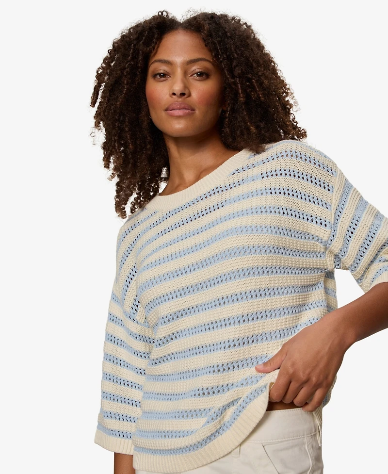 Sanctuary Women's Elle Bell-Sleeve Crew Neck Sweater T-Shirt