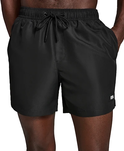 Karl Lagerfeld Paris Men's Logo Patch Volley Shorts