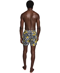 Karl Lagerfeld Paris Men's Regular-Fit Quick-Dry 5" Swim Trunks with Boxer Brief Liner