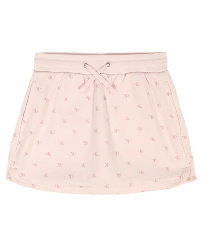 Calvin Klein Girls' 7-16 Flocked Pull-On Skort