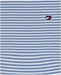 Tommy Hilfiger Girls' 7-16 Feeder Stripe Pointelle Rib Top