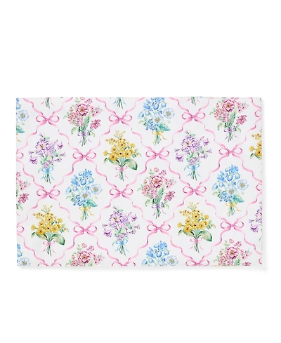 Lenox Single Bouquet Ribbon Placemat, 13" x 19"