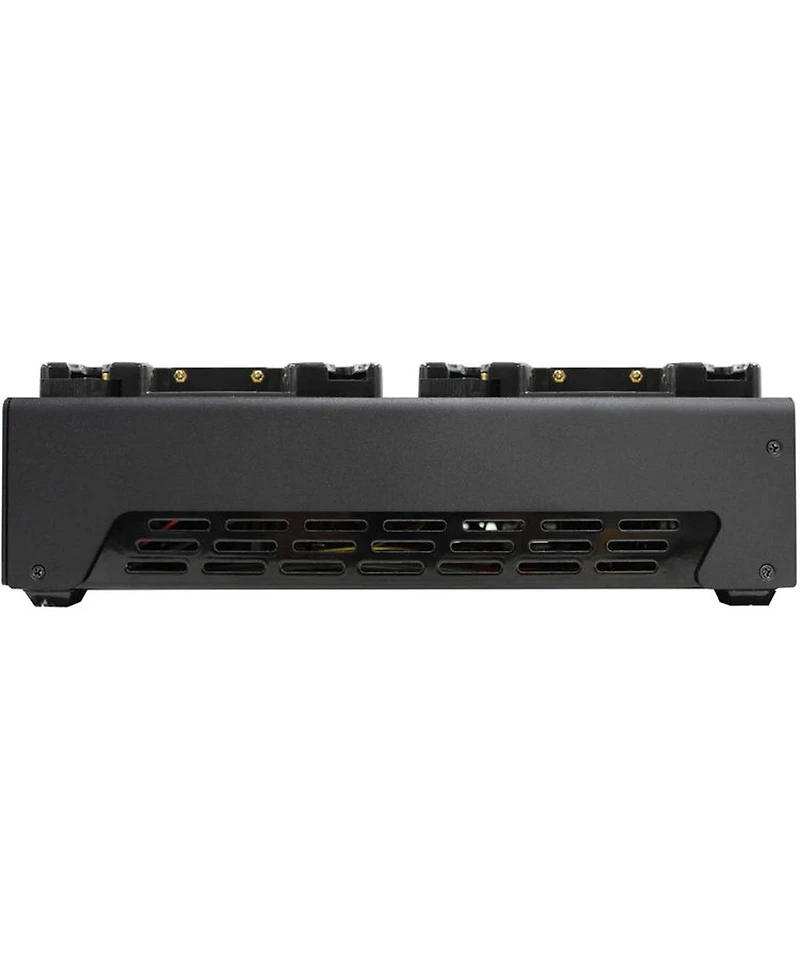 Core Swx Fleet-Q4MAi Voltbridge Enabled Four Position 3-Stud Simultaneous Fast Charger for Gold Mount Batteries