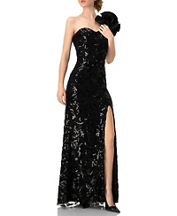 Ivonne Women's Long Evening Dress with Bow