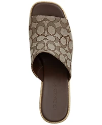 Coach Women's Wedge Espadrilles Slip-On Sandals