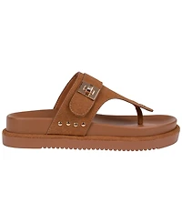 Gc Shoes Women's Cailan Hardware Footbed Flats Sandals