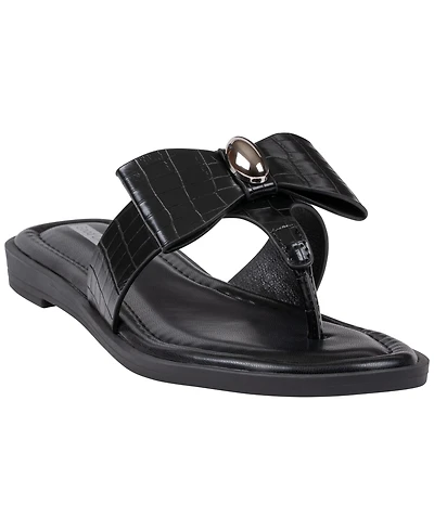 Gc Shoes Women's Alba Bow Flat Sandals