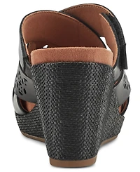 Rockport Women's Britta Slip-On Casual Wedge Sandals