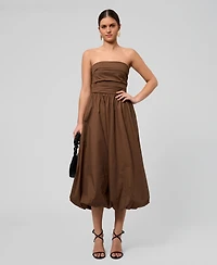 Rachel Roy Women's Rosalie Strapless Midi Dress