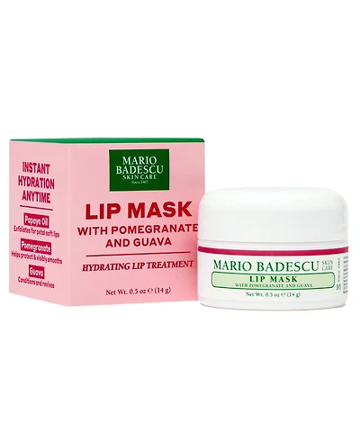 Mario Badescu Pomegranate and Guava Lip Mask, 0.5 oz.