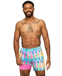 Chubbies Men's The Technicolor Stitches Classic 5.5" Swim Trunks
