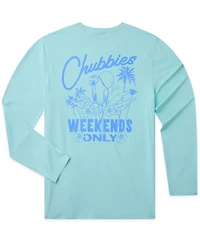 Chubbies Men's The Weekends Only Sun Crewneck Swim T-Shirt