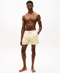 Tommy Hilfiger Men's Print Drawstring 5" Swim Trunks