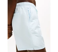 Tommy Hilfiger Men's Medium Drawstring Zip Pocket 5" Swim Trunks